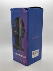 FIFINE Gaming Headset Stand-RGB Headphones Stand Holder PC Computer OPEN BOX