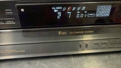 SONY CDP-C445 CD Player 5-Disc Carousel Changer No Remote, Tested & Working