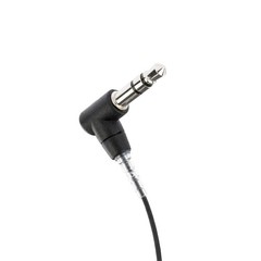 Black Listen-Only Earpiece 3.5mm Speaker Mic PTT Control HD Balanced Armature