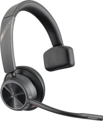 Poly Voyager 4310 Wireless Noise Cancelling Single Ear Headset mic Driving truck