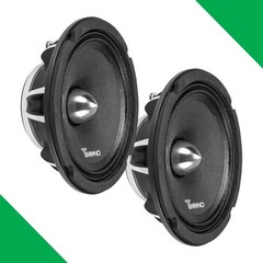 (2) 6.5″ MIDRANGE TIMPANO 600W TPT-NEO6-4 BULLET 4OHM NEODYMIUM CAR SPEAKER PAIR