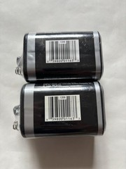 2-Pack Lantern Battery 6 Volt Eveready 1209 Heavy Duty Spring
