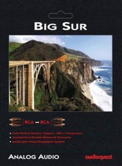 AudioQuest Big Sur – 1.0 Meter RCA to RCA – Brand New – Authorized Dealer
