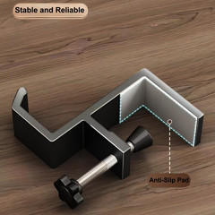 Headphone Stand – Aluminum Alloy Headphone Holder, under Headset Stand for Desk