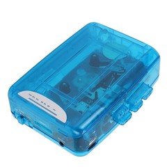 Portable Cassette Player Transparent Retro For Music Lovers ABS Easy To Use