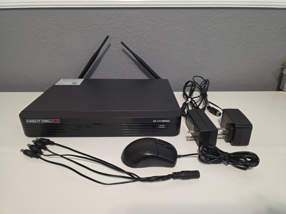 Night Owl 8.0 – 4ch Hybrid 4K DVR with 1TB HDD (DVR-H2T80B-41)