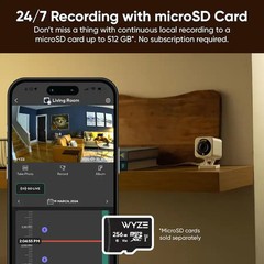 ✅ WYZE Cam V4 2.5k QHD WiFi In/Outdoor Wired Security Camera Color Night Black ✅