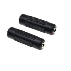 1pc Stereo 3.5mm Aux Female to Female 1/8″ Jack Audio Coupler Adapter Converter