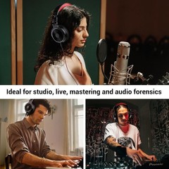 Stereo Headsets with Sound Isolation, Adjustable Headband & Detachable Cable