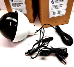LOT of 4. Security Camera w Man. Iris EPD-250MW White Shell Pend Mount HK OBB11