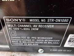 Sony STR-DN1080 Dolby Atmos Home Theater Multi Channel AV Receiver Bluetooth