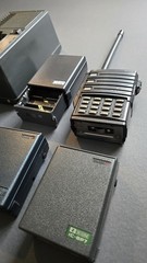 Icom IC-2GAT VHF FM Amateur Transceiver Ham Desk Charger & Working BATTERIES