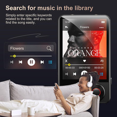 128GB MP3 Player with Bluetooth – MECHEN D53 Portable MP3 Touch Screen Music Pla