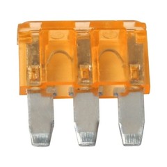 10PCS 5A Micro3 Blade Fuse 3-Pin Prong 32V for Automotive Truck Boat Marine US