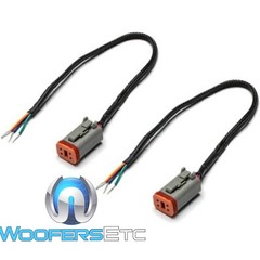 ROCKFORD FOSGATE 4-PIN DEUTSCH RGB WIRING HARNESS FOR M1 M2 COLOR-OPTIX SPEAKERS