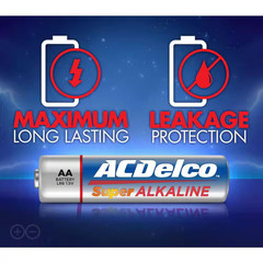 Super Alkaline AA Battery (24-Pack)