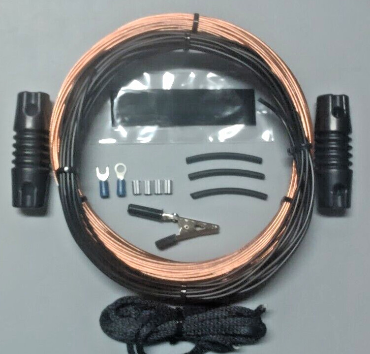Shortwave Radio Receiver Antenna 100′ Bare Copper Longwire EZ UP w/inst