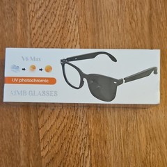 AiMB V6 Max UV Photochromic Smart Glasses Bluetooth