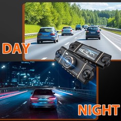 4 Channel Wifi Dash Cam 1080P HD Driving Recorder G-Sensor Car Front+Rear Camera