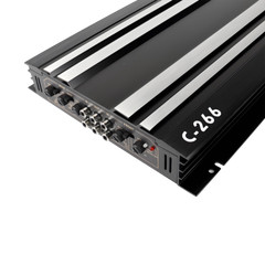 4 Channel Car Audio Amplifier C266 Aluminum Automotive Speaker Amp Sound System