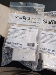 Lot Of 3 StarTech Single Outlet Female HDMI Wall Plate – 1-gang – HDMI Digital