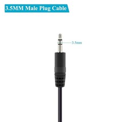 2-Pack 3.5mm Stereo Male to Bare Wire Speaker Cable Adapter for Audio Repair