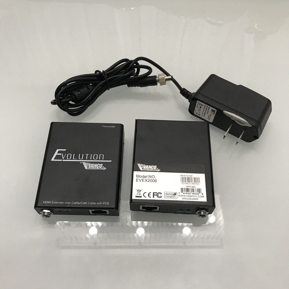Vanco Evolution EVEX2006 HDMI Extender over Cat5e/Cat6 Cable with POE