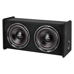 VEVOR Subwoofer Bass Package Dual Car Audio Subwoofer and Amp Package 490W RMS