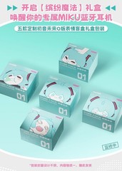 Anime Miku LCD Bluetooth Headphones Touch Screen Android Hatsune Earbuds New