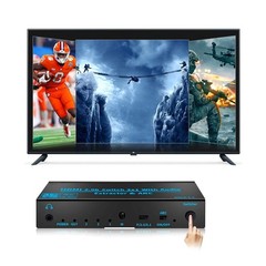 3 In 1 Out 4K HDMI2.0b Switcher Switch 3×1 W/ Audio Extractor HDCP2.2 For PS4 TV