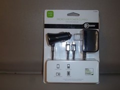 RADIO SHACK 2730888 5VDC/1.2A Micro USB Power Combo for Home and Car