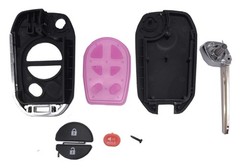 Flip Key Fob Shell Case for Toyota Sienna Highlander Tacoma GQ43VT20T Keyless…