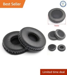 High-Quality Black Ear Pads for Sony Headphones – 70MM – Comfort