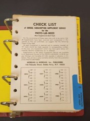 PHOTO LAB INDEX M & M LIFETIME 32ND 1974 EDITION BOOK OOP*
