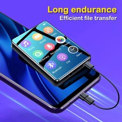 Multi-function 2.4” Full-touch Screen MP3 Player FM Radio HiFi Lossless Sound