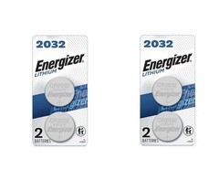 Energizer 2032 Batteries 4 Count Lithium Coin Batteries Brand New Exp 2030