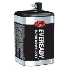 Eveready 6-Volt 2/3 AA Zinc Carbon Lantern Battery 4 PACK