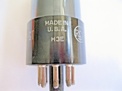 RCA JAN-CRC- 6SN7GT/VT-231 SMOKE GLASS VACUUM TUBE (1944) TV-7 TESTED NEW.
