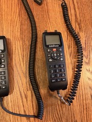 Simrad RS90 Black Marine Radio System w/ 4 Handsets 3 wired 1 wireless