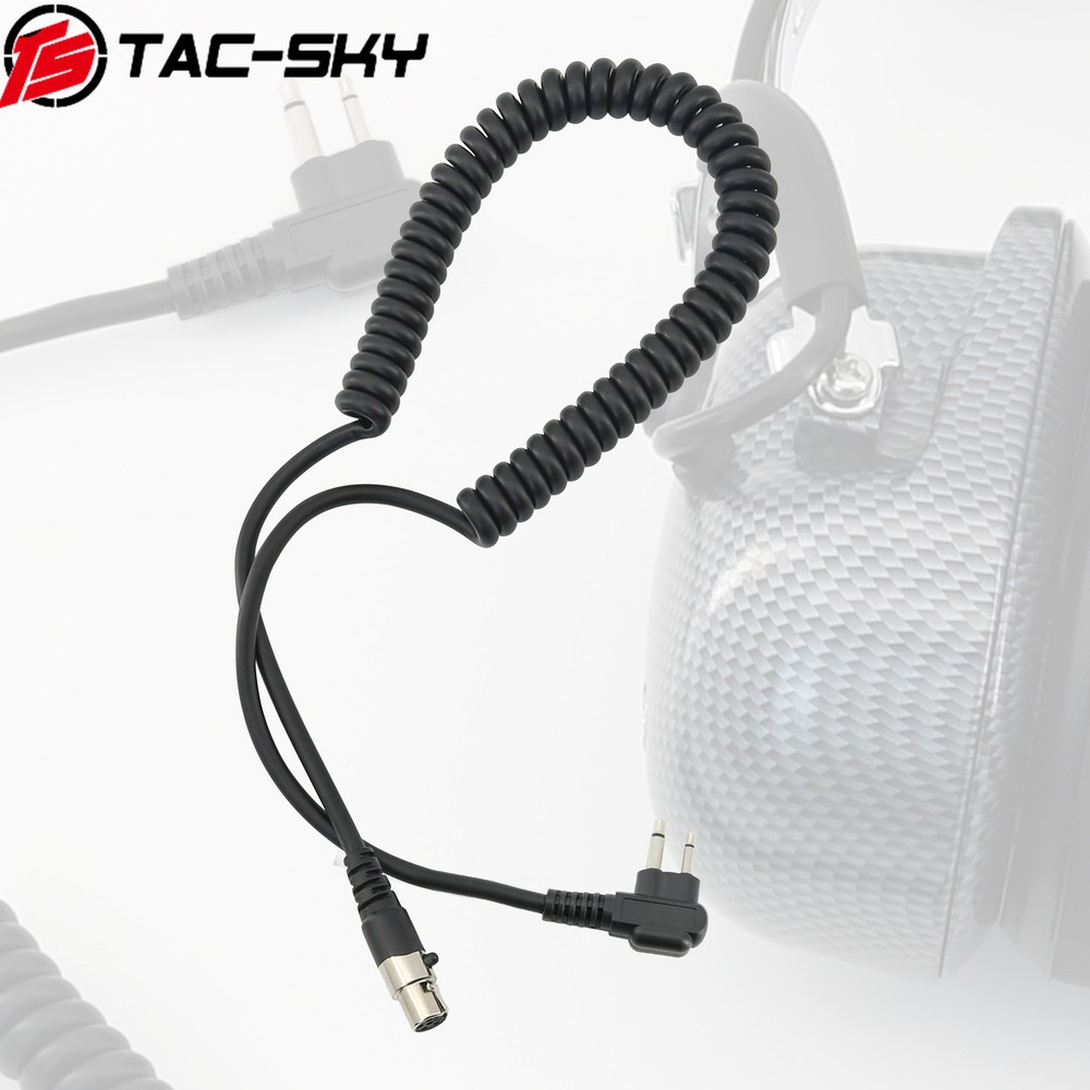 TS 2 PIN to 5 Pin Cord Cable Compatible with Motorol Radios 2-Pin GP2000/GP2100