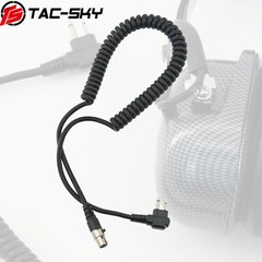 TS 2 PIN to 5 Pin Cord Cable Compatible with Motorol Radios 2-Pin GP2000/GP2100