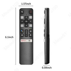 New Replacement RC802V Remote Control For TCL Android TV 40S330 65Q637 Netflix