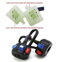 Aluminum 7/8” 22mm Left Right Handle Switch Control Assembly Set for 50cc 125cc