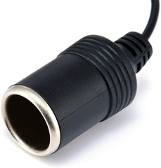 Portable 5V USB A to 12V Cigarette Lighter Socket for Travel and Dash Cameras