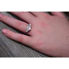 Alternative Engagement Ring Raw rustic Boho Promise Ring dainty unique s…
