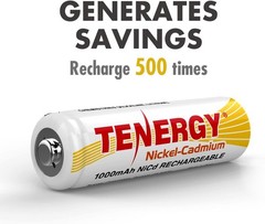 Eco-Friendly 4 Pack AA NiCd Rechargeable Batteries for Solar & Household Use