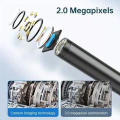 6LED USB Snake Endoscope Borescope HD Inspection Camera For Android Type C Lot