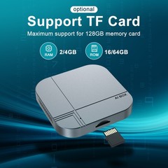 Android Dual WiFi 32GB Wireless TV Movie Video Streaming AI Box CarPlay Adapter