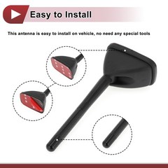 1 Pc Car Dummy Antenna for Truck ABS Roof Mount Antenna Decoration Only Black