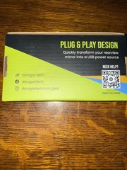 Dongar Dashcam Power Adapter (14-pin Type A) for Toyota Vehicles.